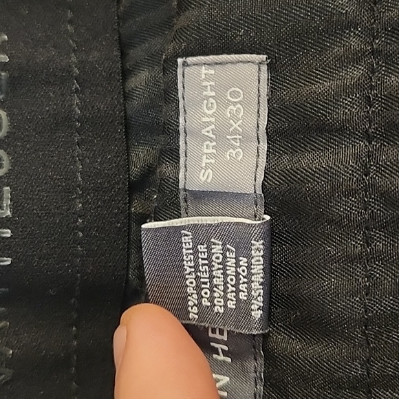 Van Heusen Flex 3 Slim Fit Pants in Charcoal - Picture 7 of 7